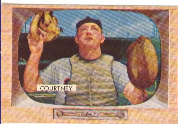 1955 Bowman     034      Clint Courtney